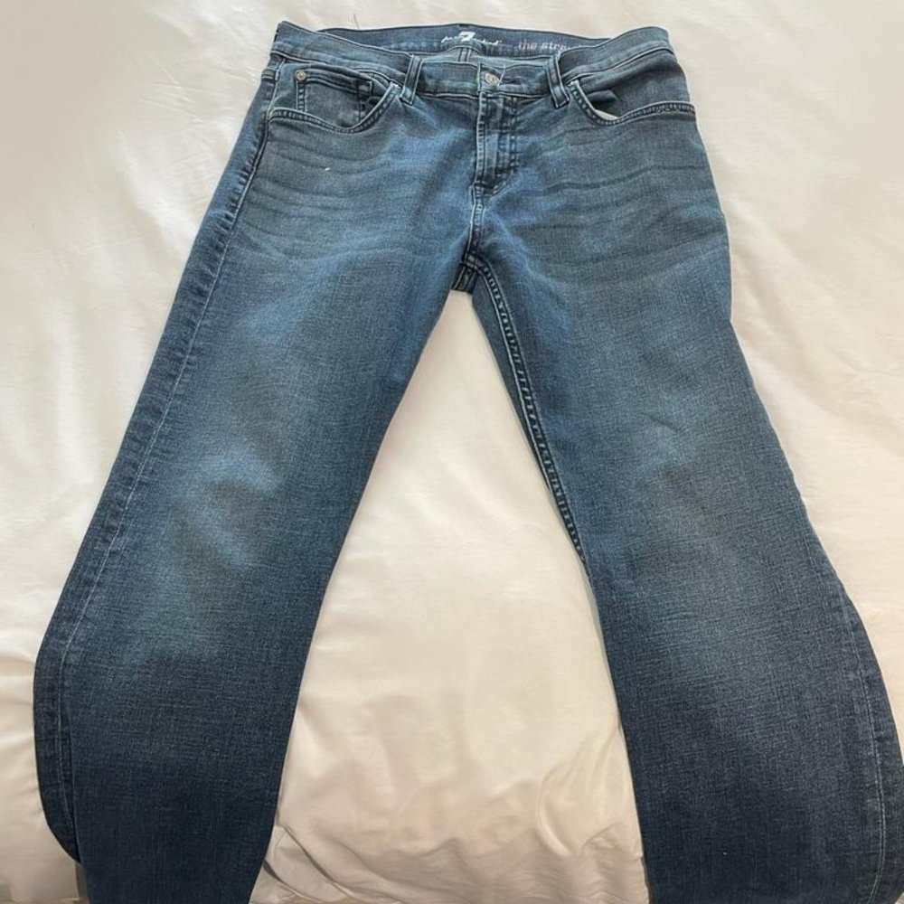 7 For All Mankind The Strait Jeans!